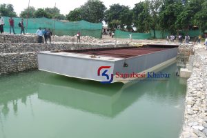 नारायणी नदीमा मिनि पानी जहाज चल्ने