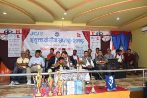 संयुक्त जेसीज सप्ताह समापन ,वक्तृत्वकलामा नेपाल आदर्श प्रथम