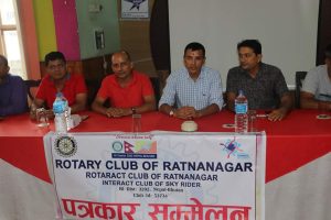 रोटरीको कार्यक्रम रक्तदान र घण्टाघर निर्माण