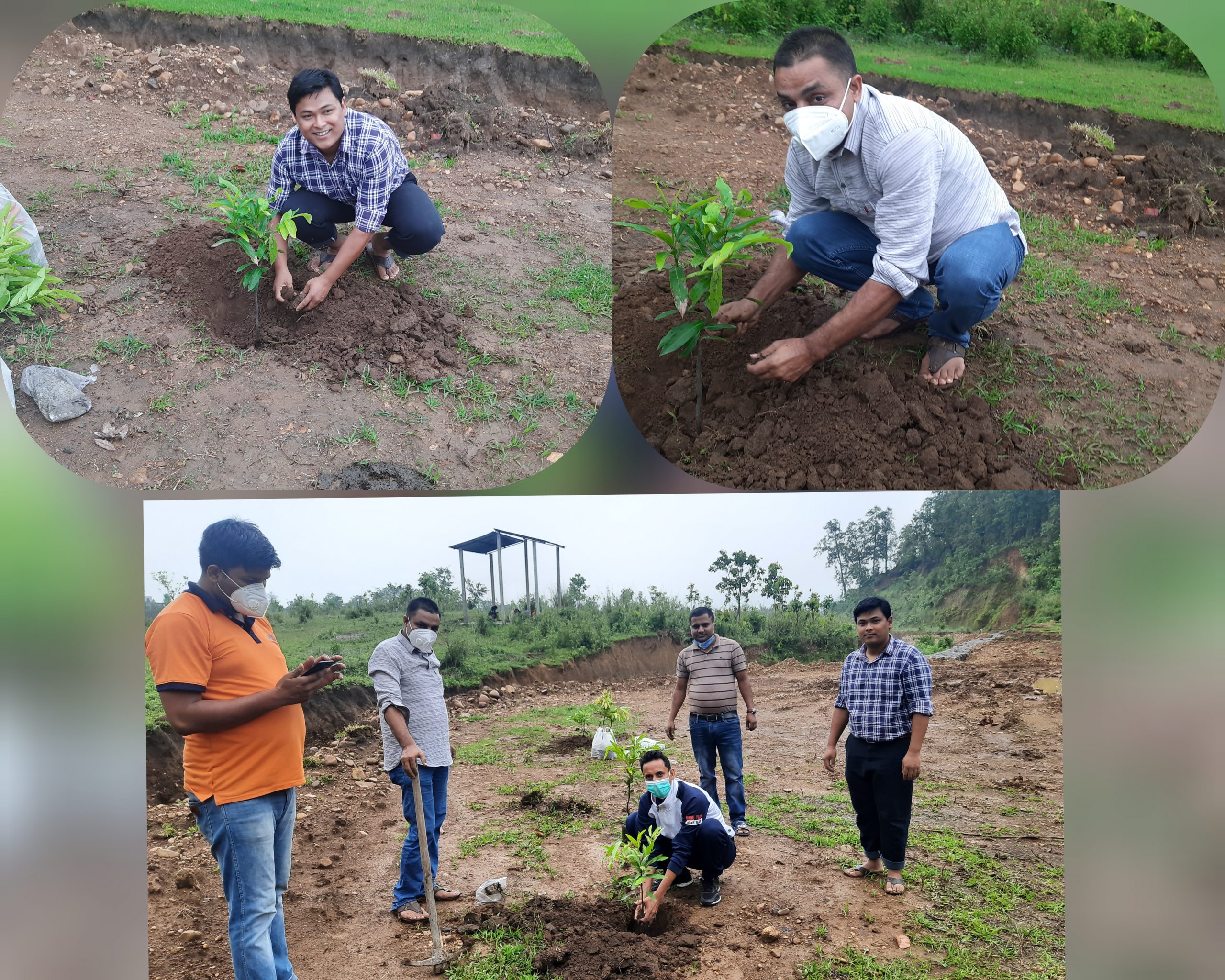 विश्व वातावरण दिवसमा पर्सा खैरहनी जेसिजद्धारा वृक्षारोपण