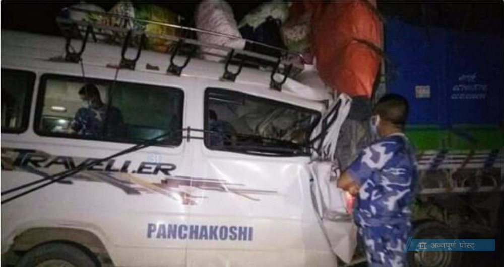 भारतबाट फर्कनेहरू चढेको बस बाँकेमा दुर्घटना, १२ को मृत्यु, २१ घाइते