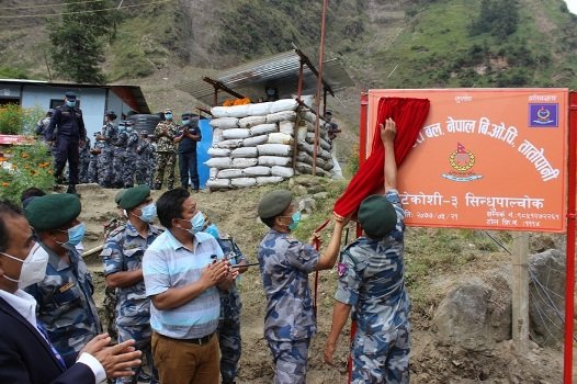 Border outpost set up at Tatopani