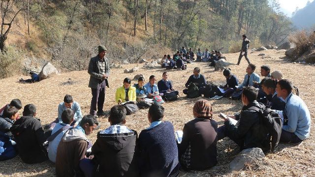 खुला चौरमा पठनपाठन