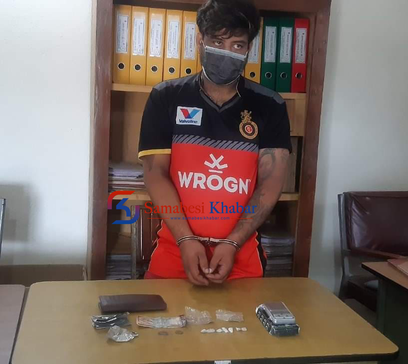 खैरो हेरोईन सहित खैरहनीमा एकजना पक्राउ