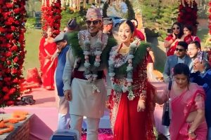 दुलही बनिन् पूर्व मिस नेपाल श्रृंखला खतिवडा