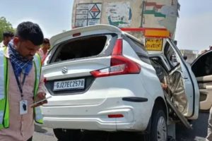 गुजरातमा भयानक सडक दुर्घटना, १० जनाको मृत्यु