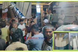 खैरहनीमा उपचारको क्रममा बिरामीको मृत्यु ,चौधरी पोलिक्लिनिकमा तोडफोड