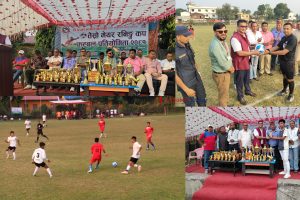 खैरहनीमा तेस्रो मेयर रनिङ कप सुरु ,पहिलो दिनको खेलमा वडा नम्बर ११ विजयी