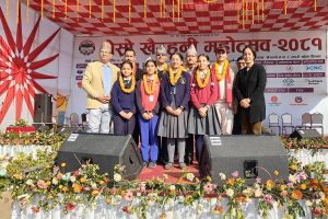 महोत्सवमा संचालित वक्तृत्वकलामा मोडर्नकि प्रकृति प्रथम
