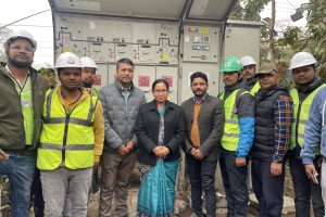 भरतपुरको मुख्य सडकमा भएको भूमिगत विद्युतिकरणको ब्रेकथ्रु