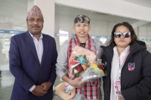 महिला च्याम्पियनसिप खेल्न नेपाल आइपुगिन् साम्बा