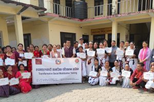 एड्वानद्वारा खैरहनीमा महिलाहरुलाई नेतृत्व विकास तालिम