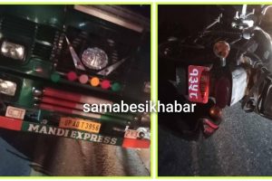 खैरहनीमा ट्रकको ठक्करबाट एकजनाको मृत्यु