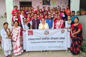 एड्वानको आयोजनामा खैरहनीमा रुपान्तरणकारी सामाजिक परिचालन तालिम