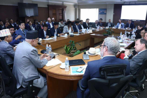 विकास साझेदारहरूसँग अर्थमन्त्रीले गरे बजेट छलफल