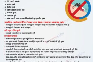 खैरहनीमा एकजनालाई जापानिज इस्सेफलाईटिस संक्रमण,लामखुट्टेको टोकाईबाट बच्न स्वास्थ्यकर्मीको आग्रह