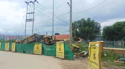 पोखरामा विद्युतीय तार भूमिगत गर्ने काम ६० प्रतिशत सम्पन्न