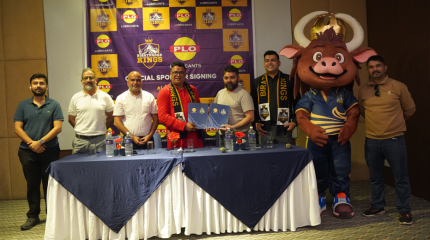 एनपीएल सिजन २ का लागि विराटनगर किंग्स र पीएलओ ग्रुपबीच स्पोन्सरशिप सम्झौता