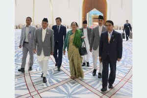 राष्ट्रपति पौडेल दोहा पुगे, कतारी समकक्षीसँग भेटवार्ता गर्ने तयारी