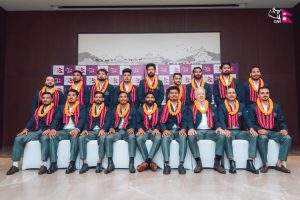 टी-२० विश्वकप खेल्न जाने नेपाली पुरुष क्रिकेट टिमको बिदाइ