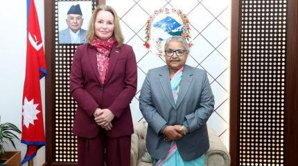 प्रधानमन्त्री सुशीला कार्की र नर्वेली राजदूतबीच शिष्टाचार भेट