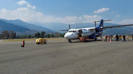 १० दिनपछि तुम्लिङटार विमानस्थल खुल्यो, काठमाडौँ उडान पुनः सुरु