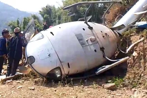 खोटाङमा एअर डाइनेष्टिको हेलिकोप्टर दुर्घटना