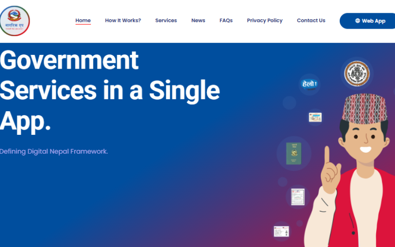 ४५ दिनअघि नै सेवा सञ्चालन गर्ने निर्देशन, नागरिक एप ‘वन–स्टप प्लेटफर्म’ बन्दै