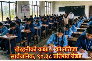 खैरहनीको कक्षा ८ को नतिजा सार्वजनिक, ९०.३८ प्रतिशत ग्रेडेड