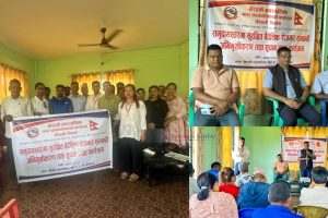 खैरहनीमा सुरक्षित वैदेशिक रोजगारी सम्बन्धी अभिमुखीकरण कार्यक्रम