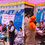 खैरहनीको कठारमा निःशुल्क स्वास्थ्य शिविर, २ सय ८० जनाको स्वास्थ्य परिक्षण