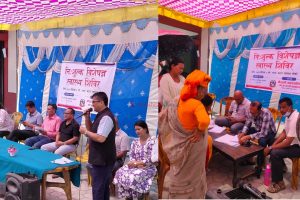 खैरहनीको कठारमा निःशुल्क स्वास्थ्य शिविर, २ सय ८० जनाको स्वास्थ्य परिक्षण