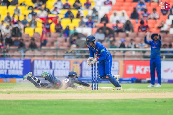 दीपेन्द्रको शानदार ७५ रन, नेपालले यूएईलाई २०१ रनको लक्ष्य