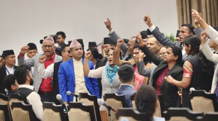 प्रतिपक्षीको नाराबाजीबीच वैकल्पिक विकास वित्त परिचालन विधेयक पारित