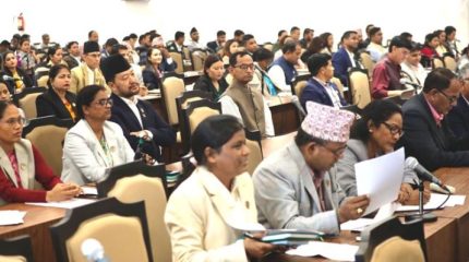 राहदानी छपाई प्रकरणबारे संसदमा सरकारको जवाफ माग