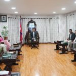 कांग्रेस नेता भीष्मराज आङ्देम्बे र सभामुख डीपी अर्यालबीच भेट, संसद् र समसामयिक विषयमा छलफल