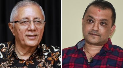 गगन थापा र शेखर कोइरालाबीच भेटवार्ता